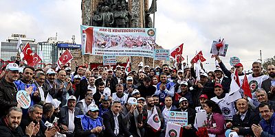 Taksim'de 1 Mayıs hareketliliği