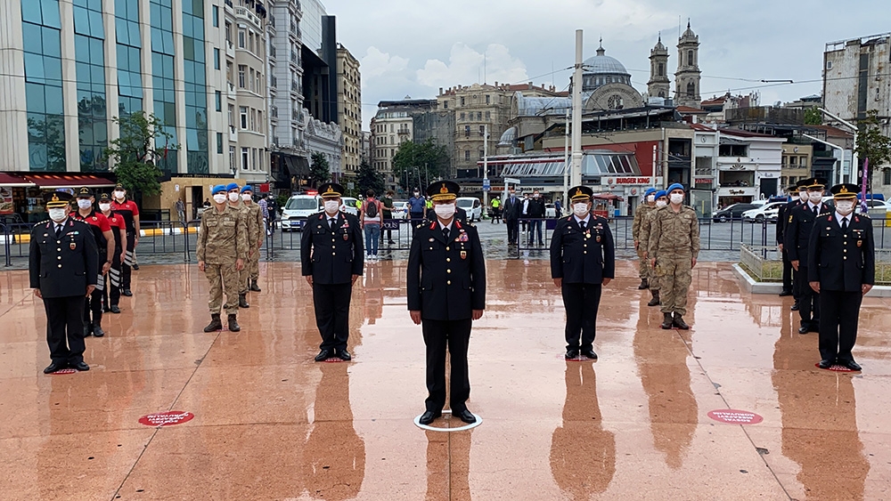 Taksim’de jandarmanın 181’inci kuruluş yıl dönümü töreni