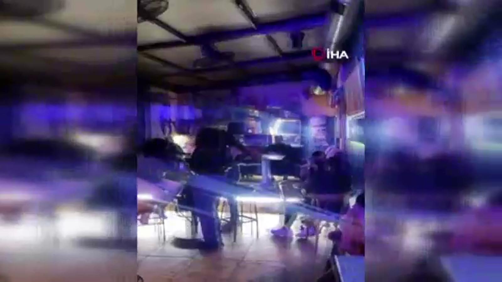 Taksim’de kısıtlamada gece kulüplerine baskın kamerada: 93 bin 663 lira ceza