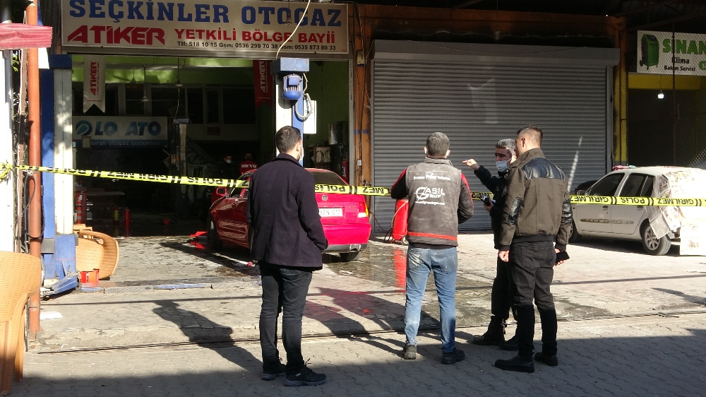 Tamirhanedeki LPG’li otomobilde patlama: 4 yaralı