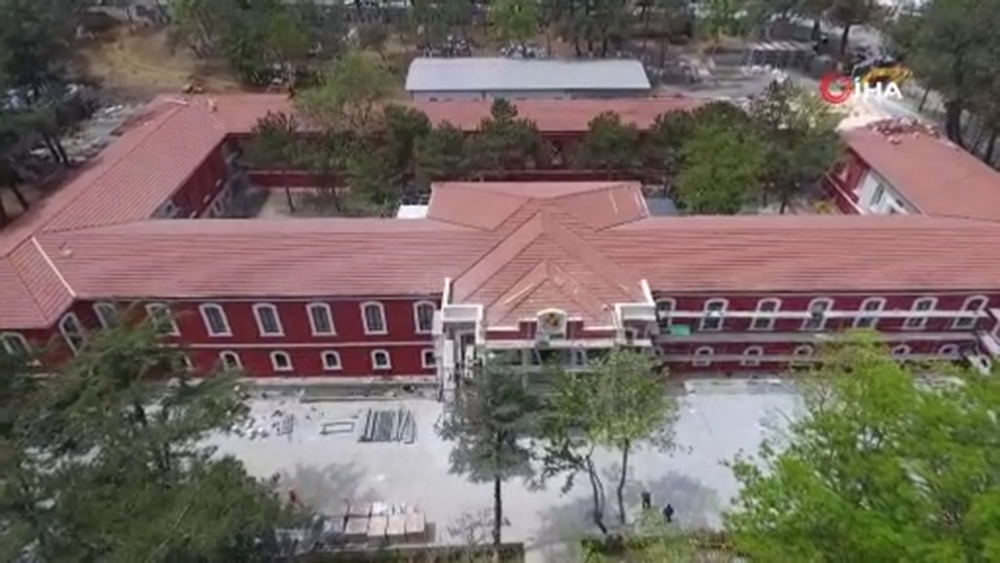 Tarihi Hadımköy Askeri Hastanesi’nde restorasyon çalışmalarında sona yaklaşıldı
