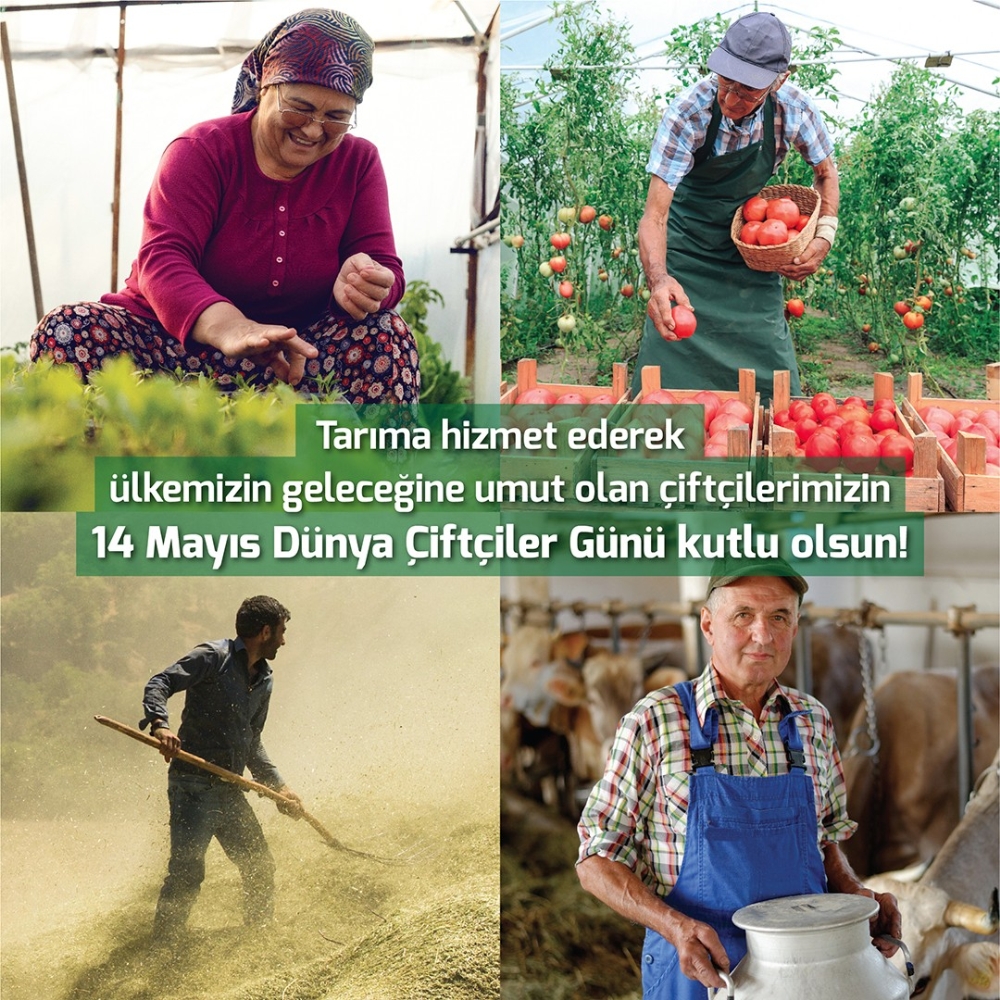 TARSİM: “Çiftçilerimizin günü kutlu olsun”