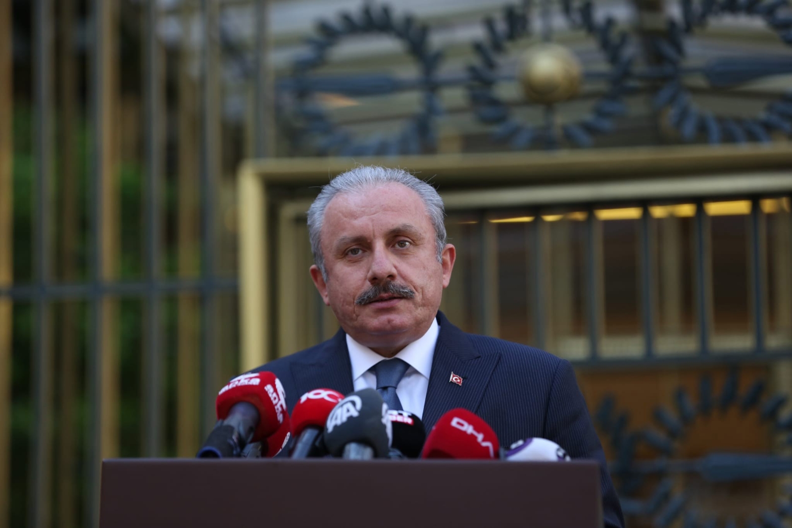 TBMM Başkanı Mustafa Şentop, Anayasa Mahkemesi Başkanı Zühtü Aslan ile görüştü