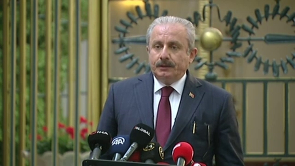 TBMM Başkanı Mustafa Şentop, KKTC Cumhurbaşkanı seçilen Ersin Tatar ile görüştü