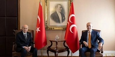 TBMM Başkanı Numan Kurtulmuş, Devlet Bahçeli'yle bir araya geldi