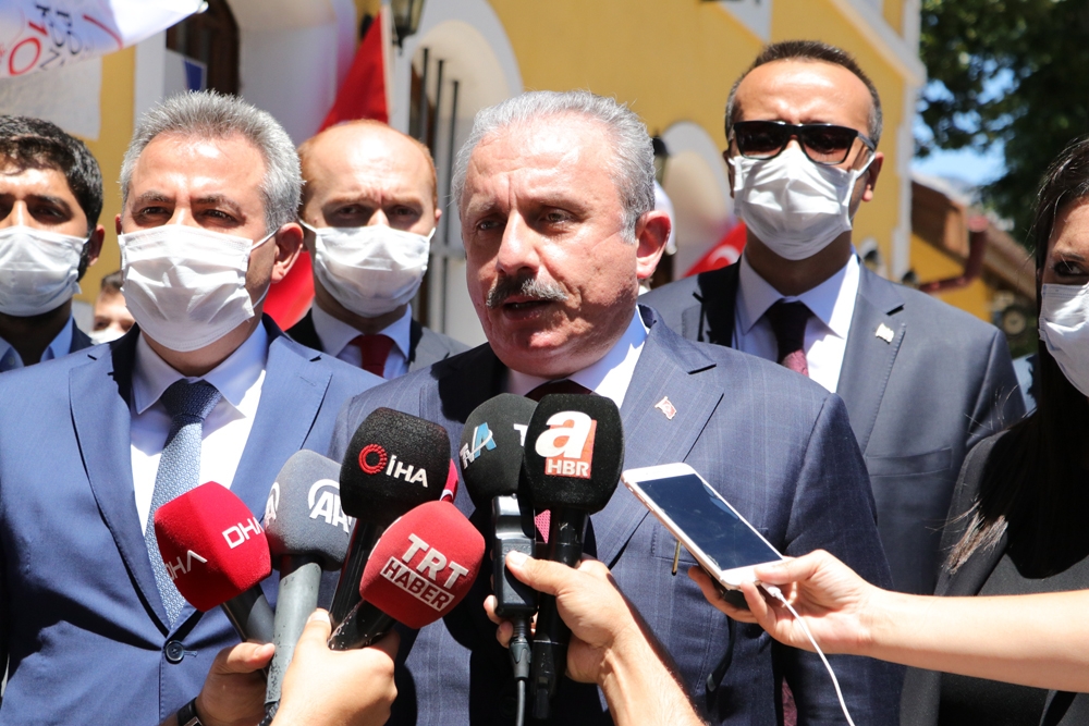 TBMM Başkanı Şentop: “Lübnan’dan herhangi bir yardım isteği gelmedi”