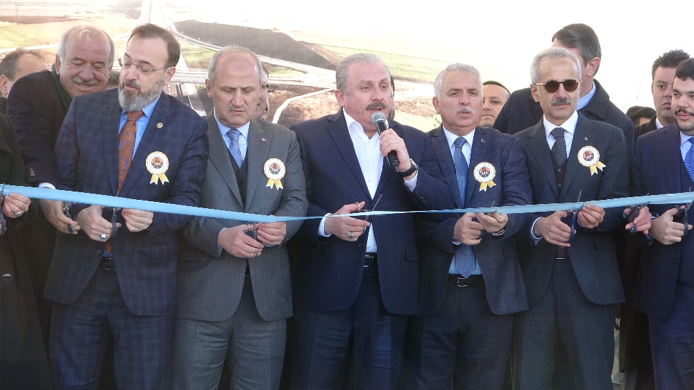 TBMM Başkanı Şentop ve Bakan Turhan Tekirdağ’da yol açılışına katıldı