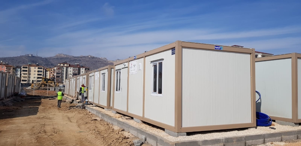 TDV’den depremzede aileler için konteyner ev