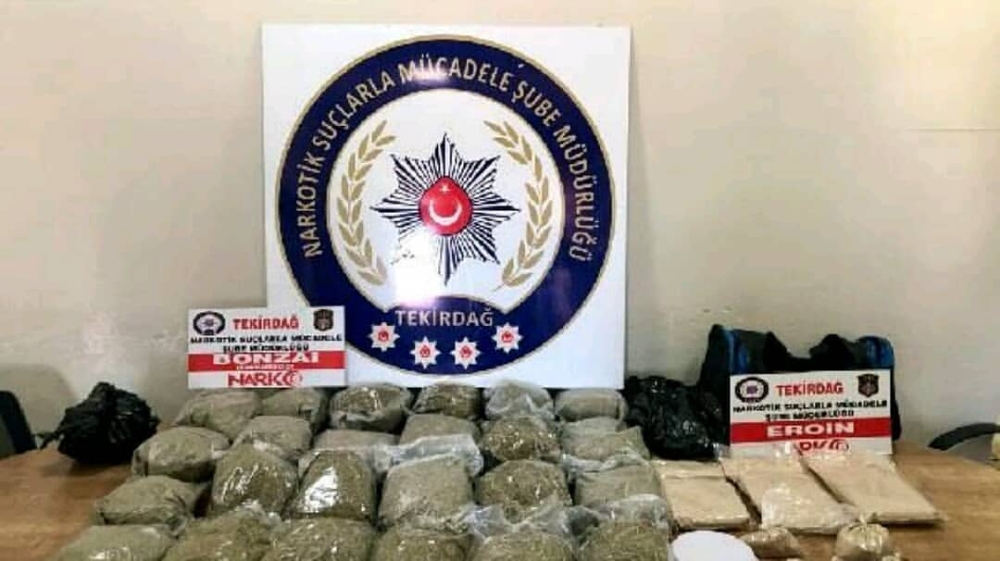 Tekirdağda 15 Kilogram Bonzai Ve Eroin Ele Geçirildi