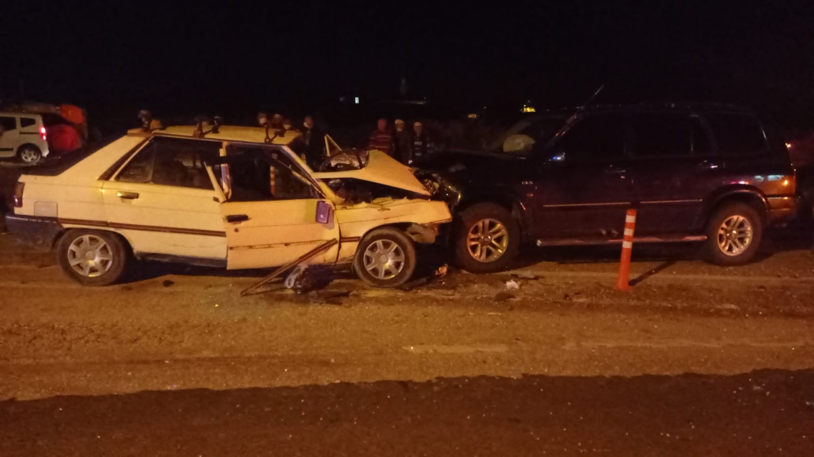 Tekirdağ’da 2 araç kafa kafaya çarpıştı: 1 ölü, 3 yaralı