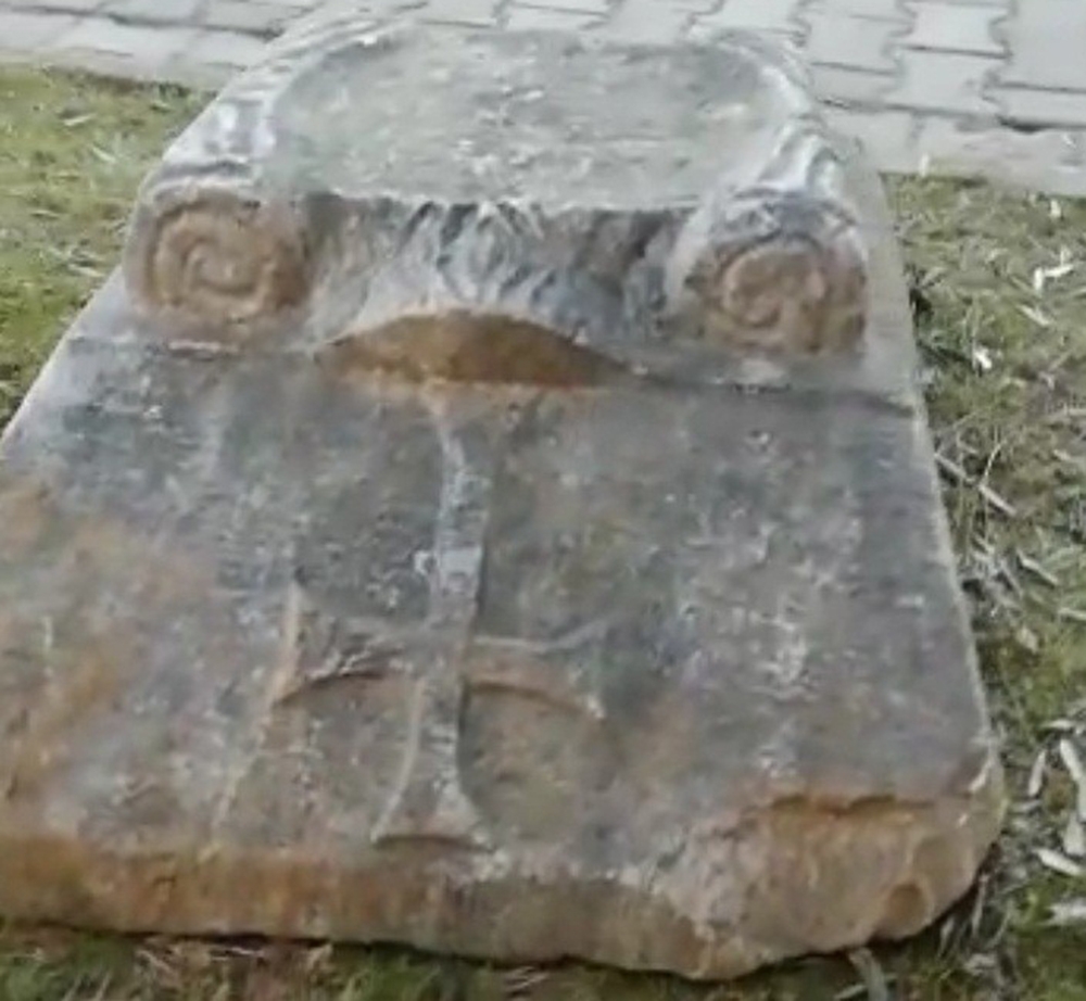Tekirdağ’da tarihi eser kaçakçılığı: 100 kilogramlık taşı evde saklamış