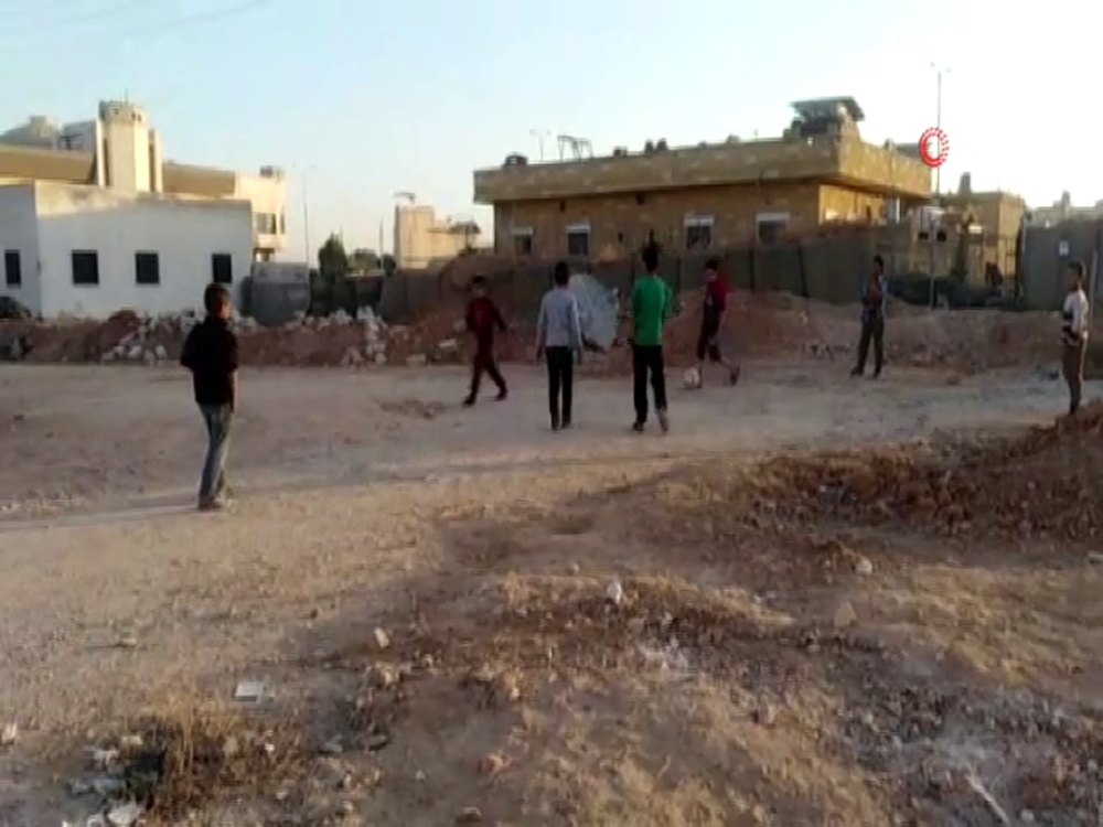 Tel Abyadlı Çocukların Futbol Sevinci