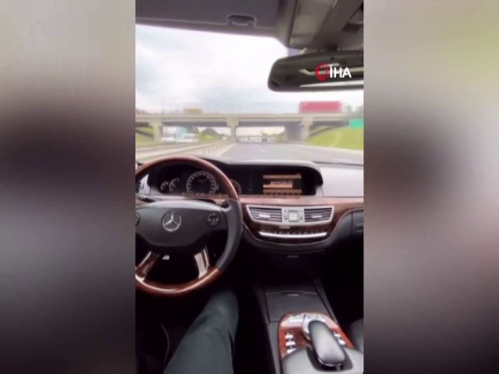 TEM Otoyolu’nda lüks otomobiliyle makas atan sürücü yakalandı