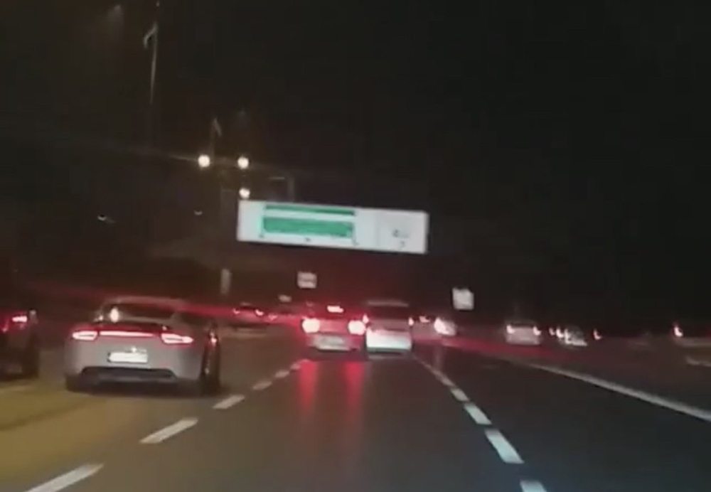 TEM Otoyolu’nda “makas” terörü kamerada