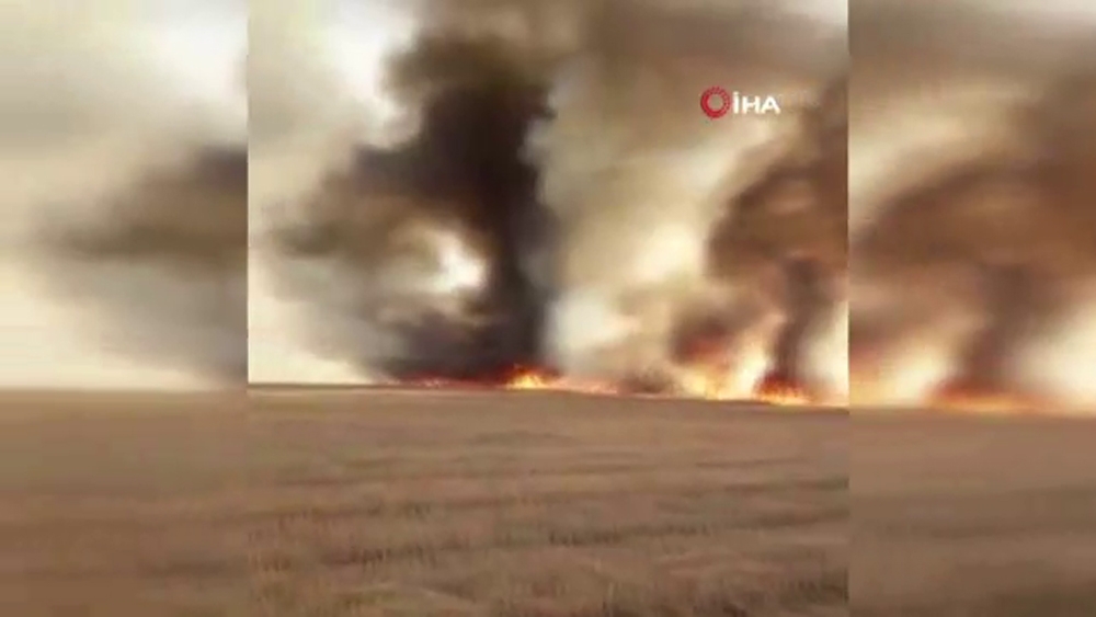 Terör örgütü YPG/PKK, 20 bin dönüm tarım arazisini yaktı