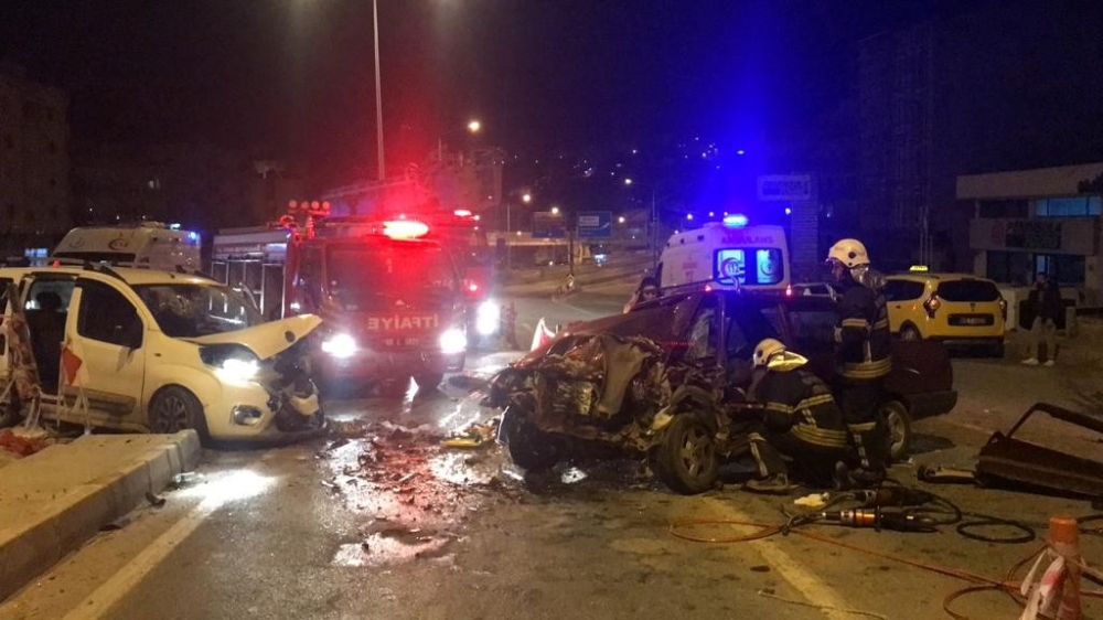 Ters yöne giren alkollü sürücü dehşet saçtı