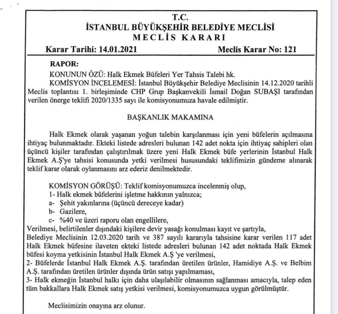 Tevfik Göksu’dan ‘Halk Ekmek’ açıklaması