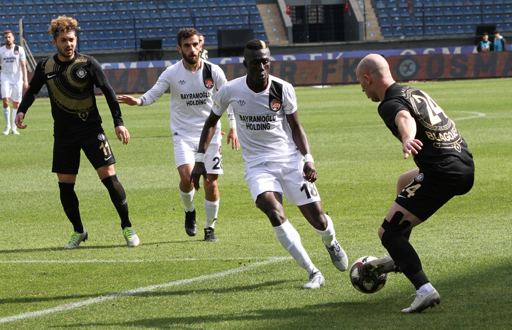 TFF 1. Lig: Osmanlıspor: 1 - Fatih Karagümrük:1