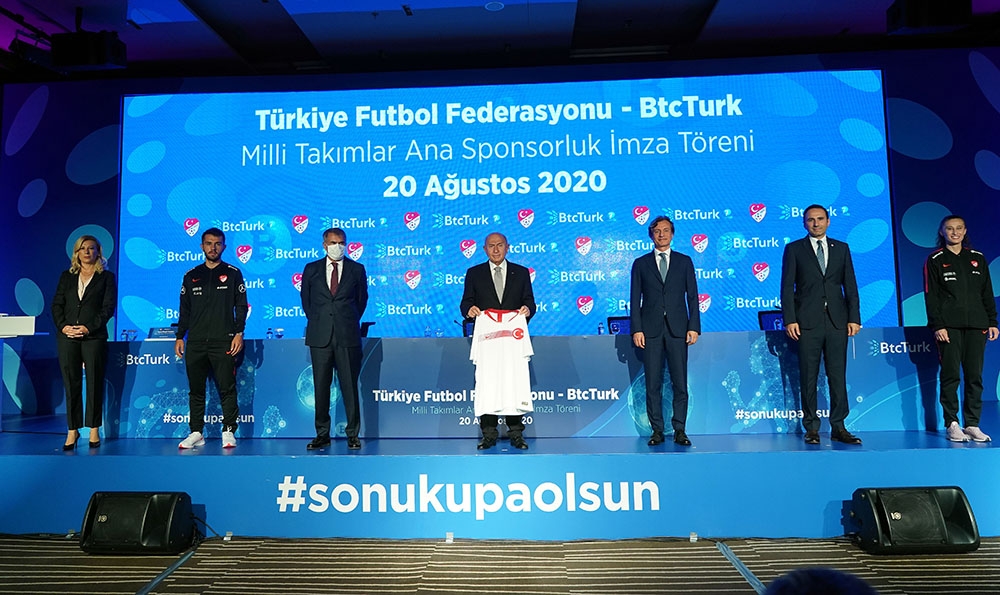 TFF’den BtcTurk ile sponsorluk anlaşması imzaladı