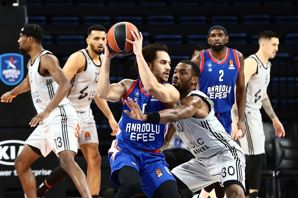 THY Euroleague: Anadolu Efes: 72 - ASVEL: 68