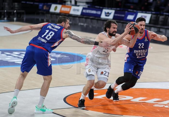 THY Euroleague: Anadolu Efes: 91 - Real Madrid: 68