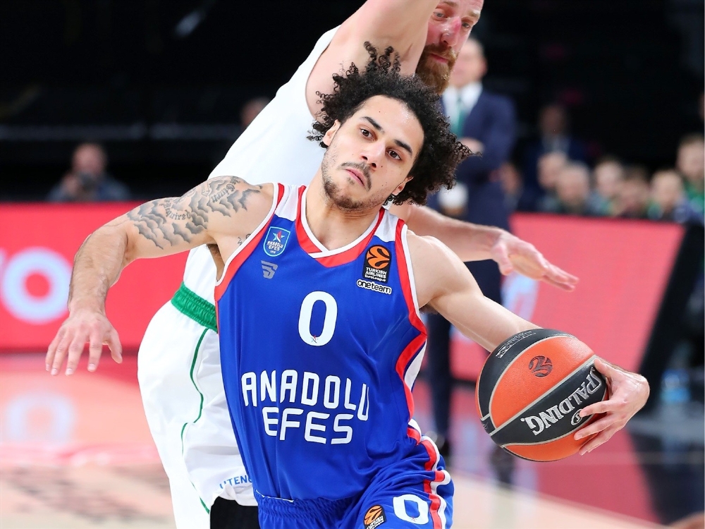 THY Euroleague: Anadolu Efes: 96 - Zalgiris Kaunas: 91