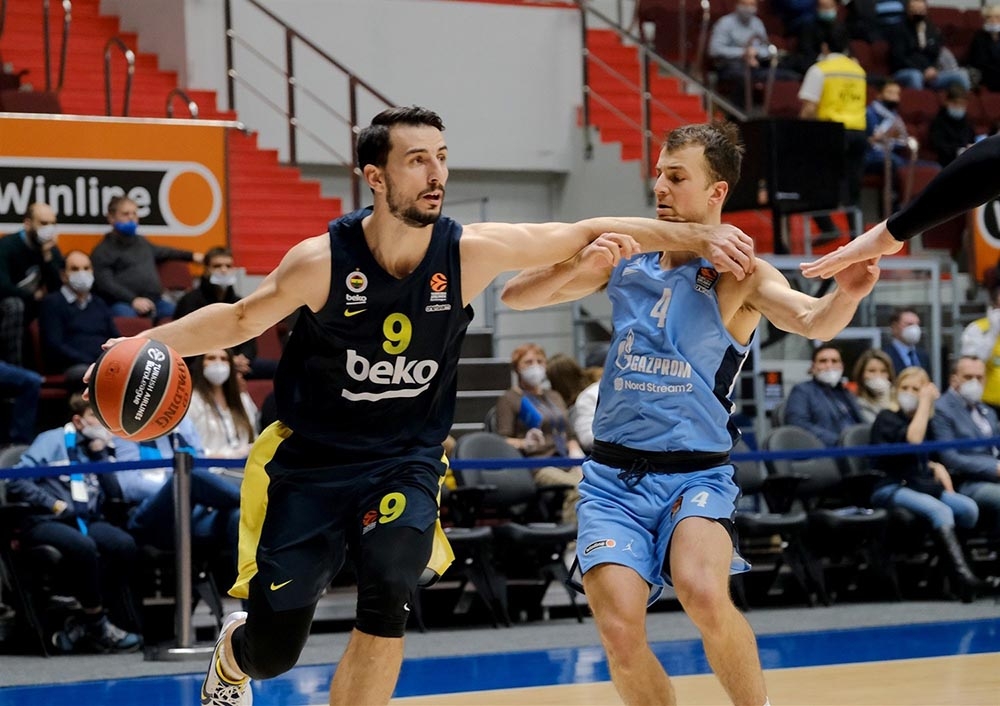 THY Euroleague: Zenit: 65 - Fenerbahçe: 73