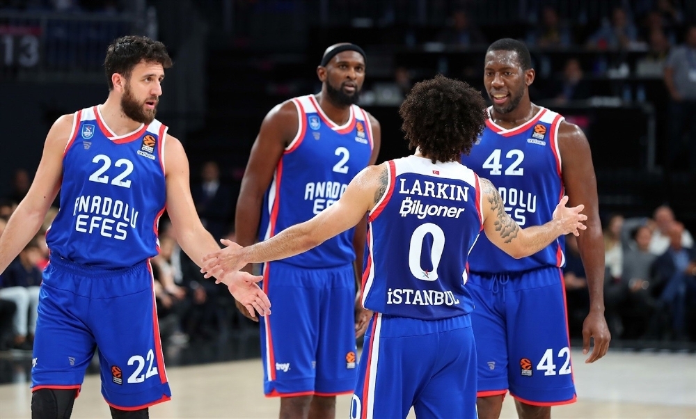 Thy Euroleaguede Yeni Lider Anadolu Efes