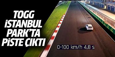TOGG, İstanbul Park'ta piste çıktı