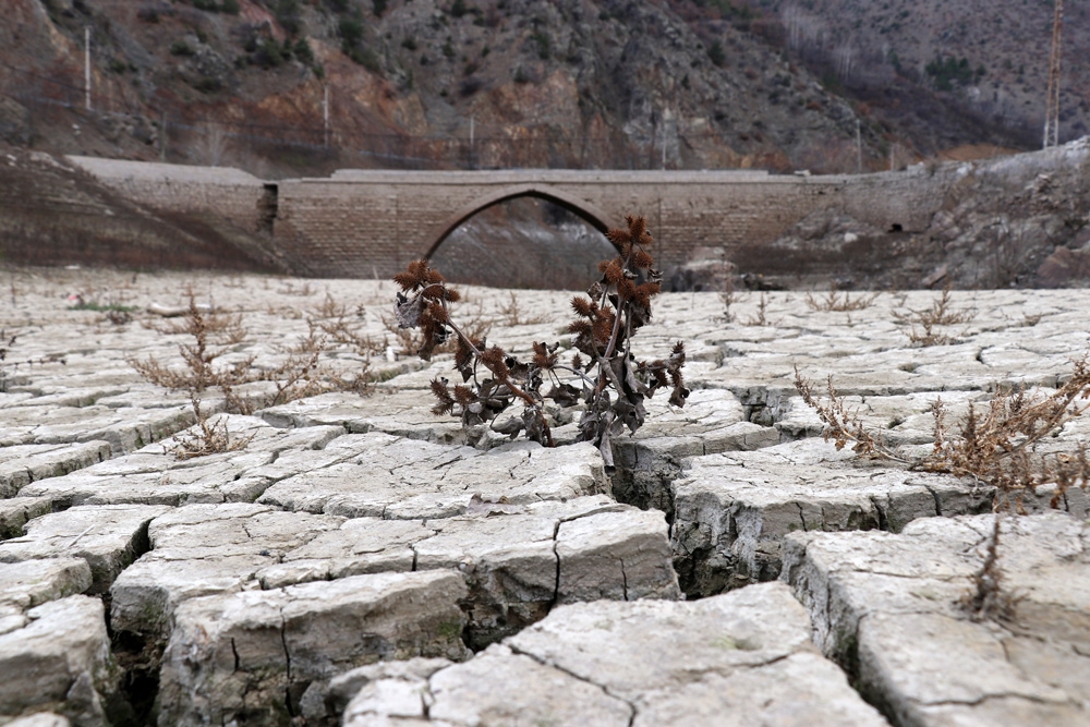 Torul Baraj Gölünde Su Seviyesi 40 Metre Çekildi