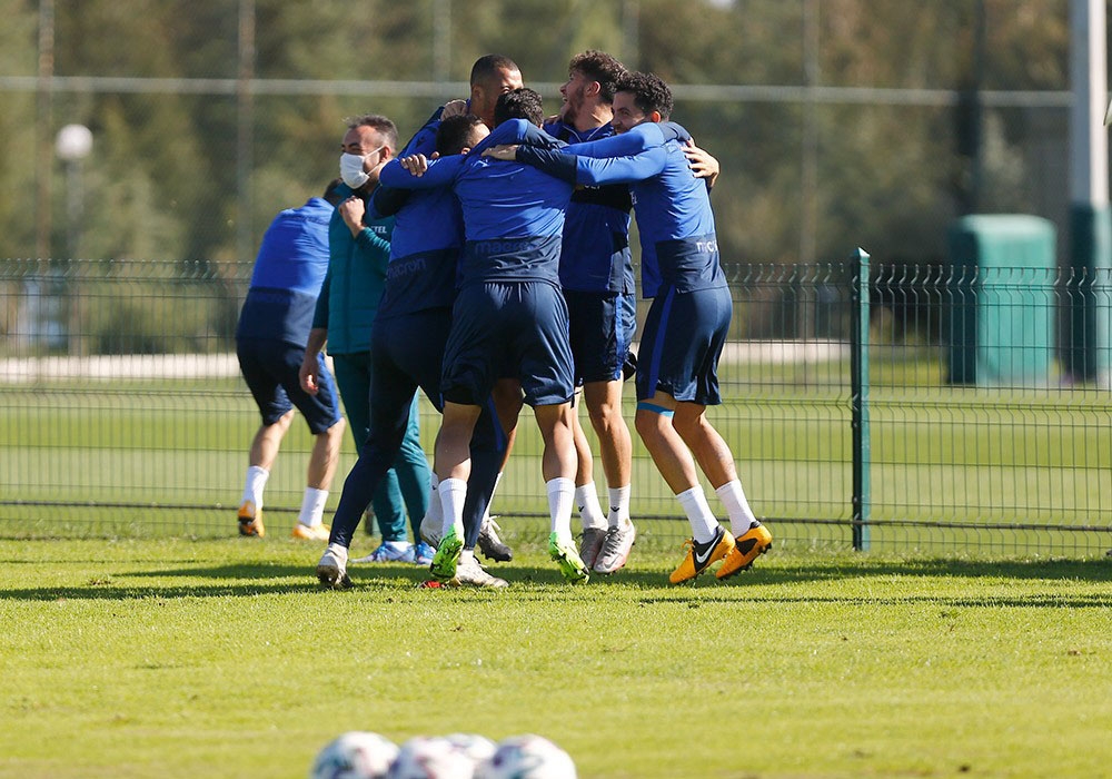 Trabzonspor, Abdullah Avcı yönetiminde taktik çalıştı
