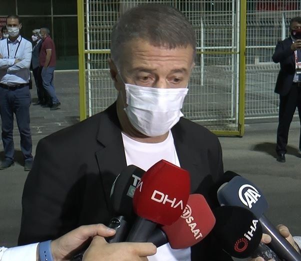 Trabzonspor Başkanı Ağaoğlu’ndan maç sonu açıklamalar
