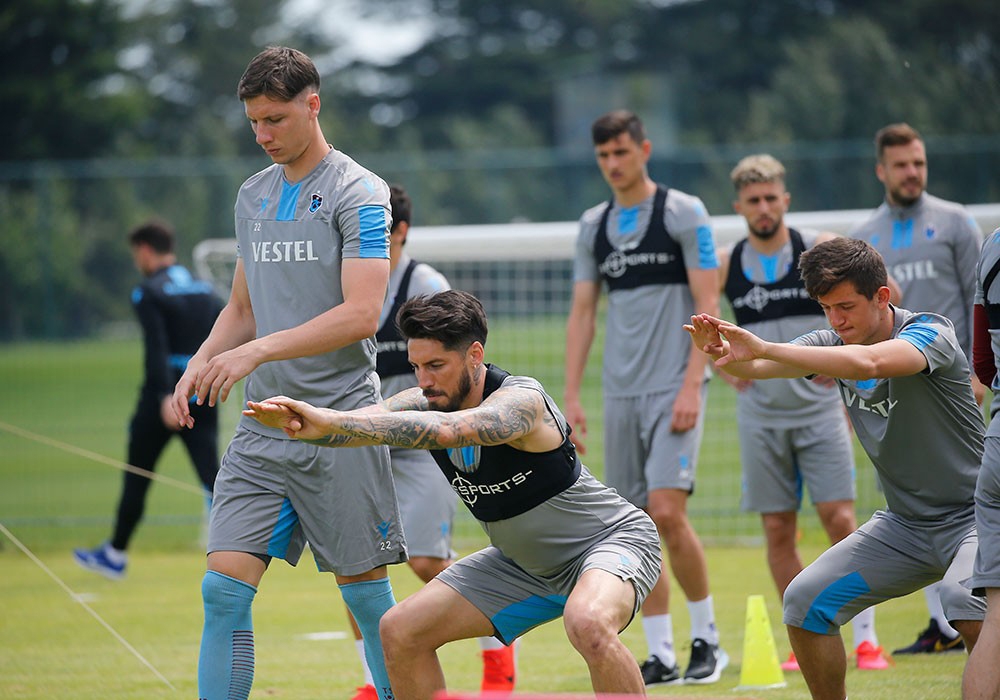 Trabzonspor, çalışmalarını sürdürdü