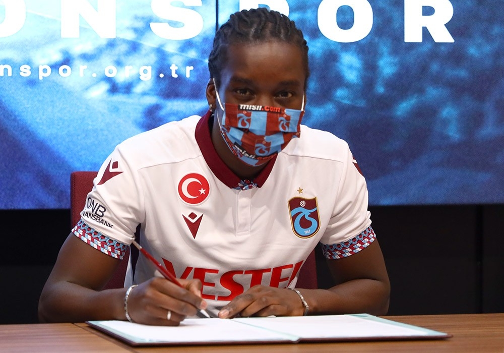 Trabzonspor, Diabate için imza töreni düzenledi