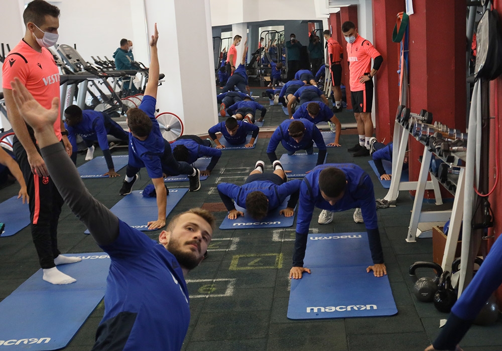 Trabzonspor kuvvet çalıştı