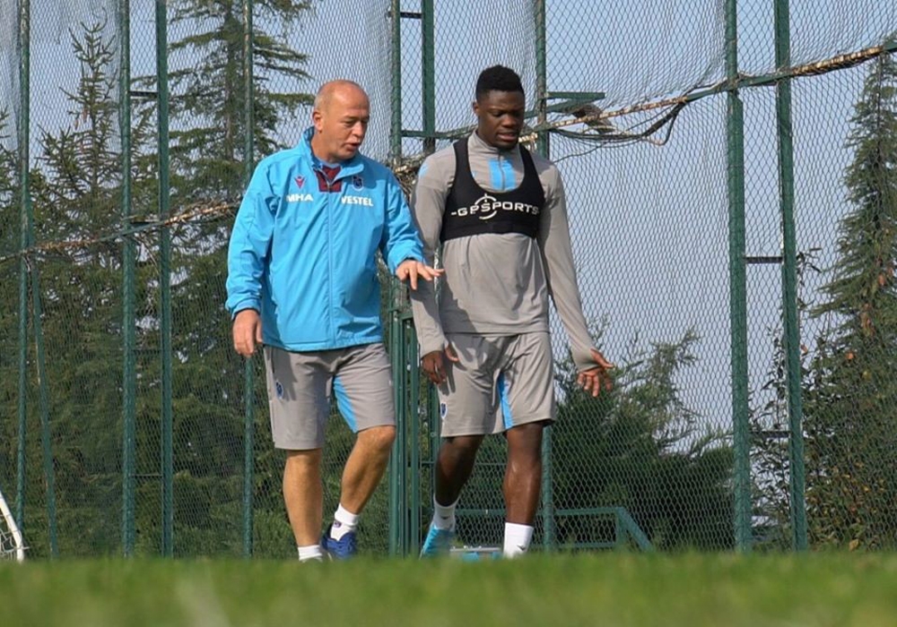 Trabzonsporda Ekuban Antrenmanlara Başladı