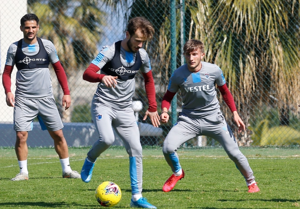 Trabzonspor’da Pereira ve Hosseini takımla çalıştı