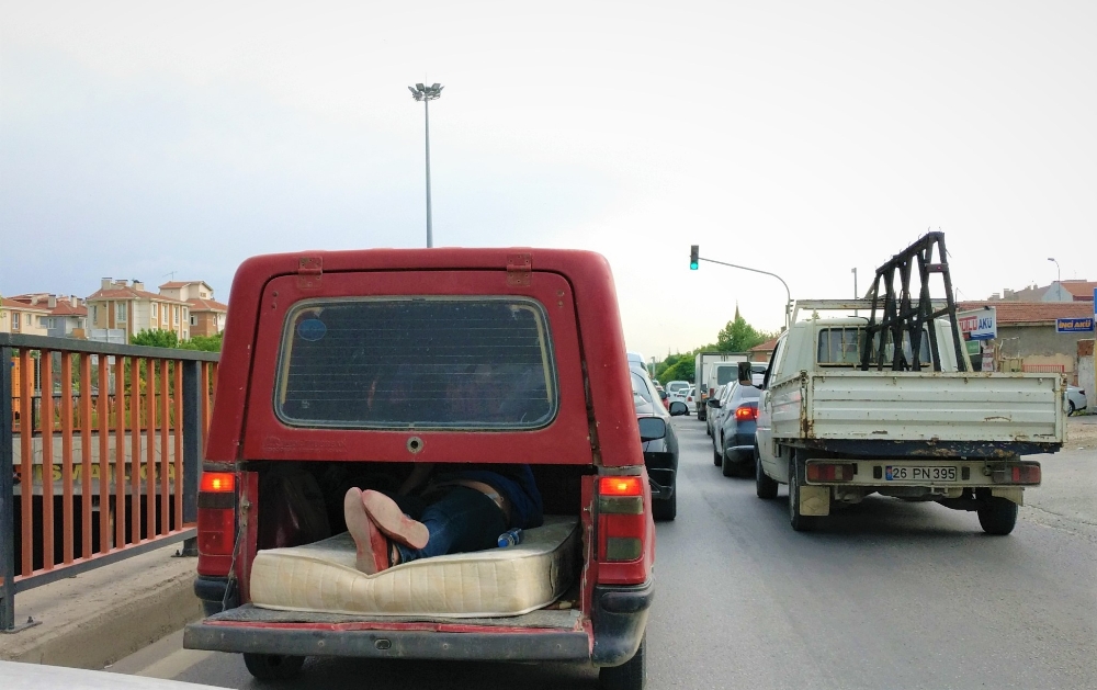 Trafikte böyle 