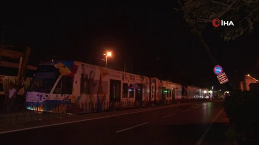 Tramvay seferleri durdu