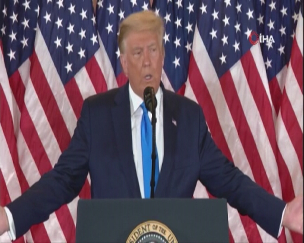 Trump: “Bu seçimi kazandık”