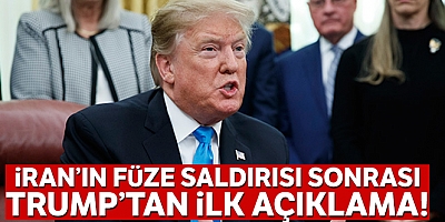 Trump’tan ilk açıklama, İran’ın ABD üslerini vurmasından 3 saat sonra geldi