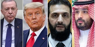Trump ve Şara'nın tarihi görüşmesine Başkan Erdoğan da katıldı
