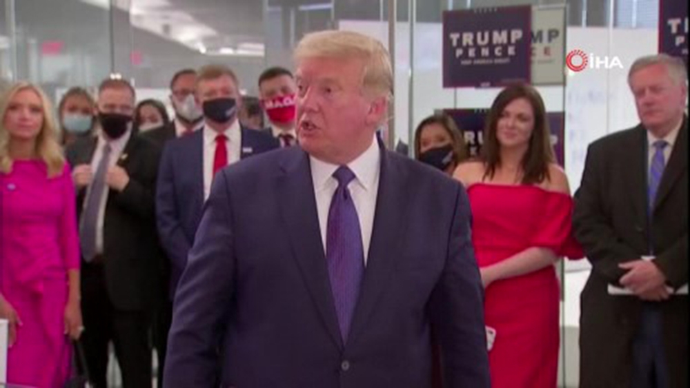 Trump’tan seçim merkezinde iddialı açıklama: 