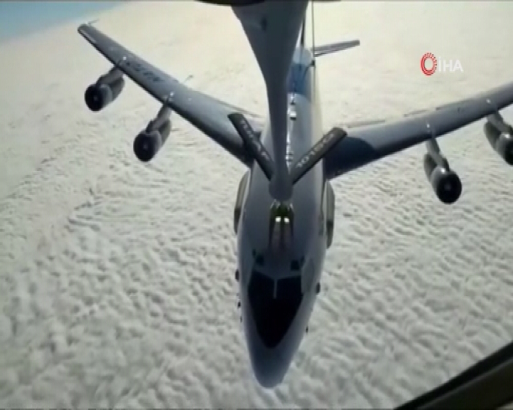 Türk Hava Kuvvetleri, NATO’ya ait uçağa havada yakıt ikmali yaptı