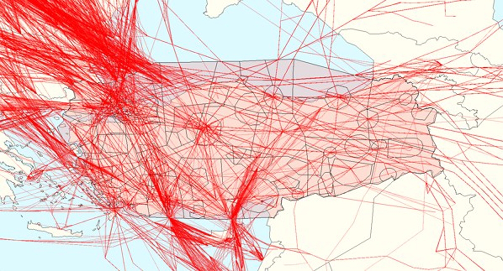 Türk Hava Sahası Kara Yolunu Aratmadı