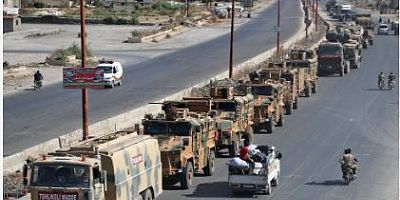 Türk ordu konvoyu Halep kırsalında Kweiris hava üssüne girdi