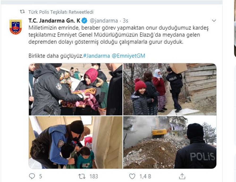 Türk Polis Teşkilatı ve Jandarmadan karşılıklı jest: “Birlikte daha güçlüyüz”