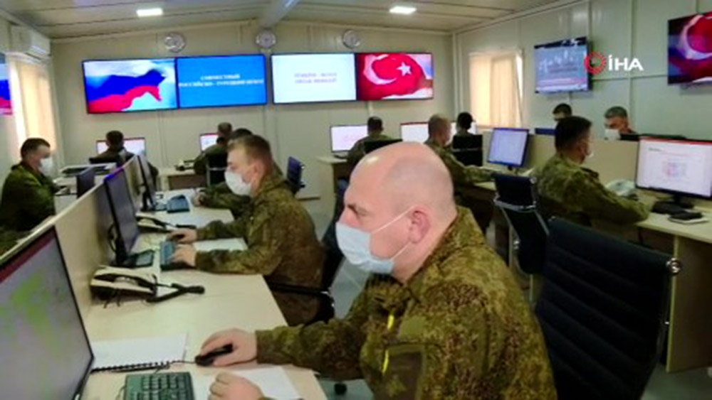 Türk-Rus Ortak Gözlem Merkezi Dağlık Karabağ’da faaliyetini sürdürüyor