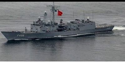 Türk savaş gemisi İsrail gemisine müdahale etti