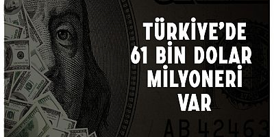 Türkiye'de tam 61 bin dolar milyoneri var!